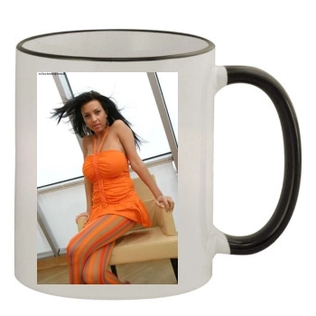 Ewa Sonnet 11oz Colored Rim & Handle Mug