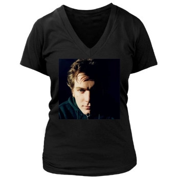 Ewan McGregor Women's Deep V-Neck TShirt