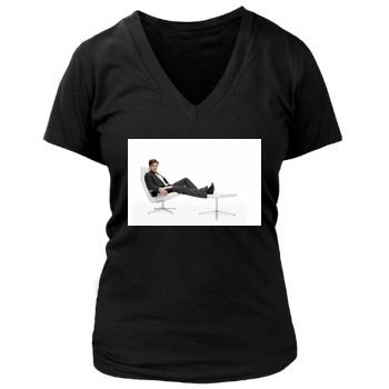 Ewan McGregor Women's Deep V-Neck TShirt