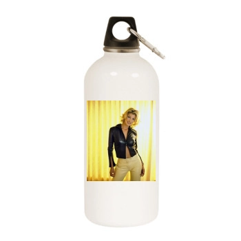 Faith Hill White Water Bottle With Carabiner