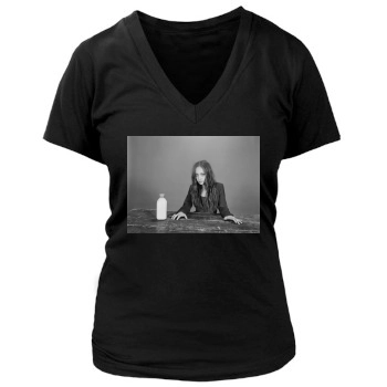 Fiona Apple Women's Deep V-Neck TShirt