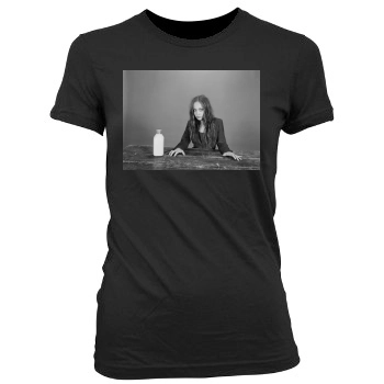 Fiona Apple Women's Junior Cut Crewneck T-Shirt