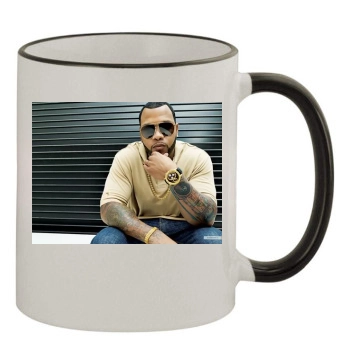 Flo Rida 11oz Colored Rim & Handle Mug