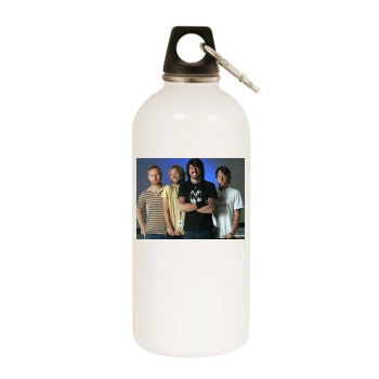 Foo Fighters White Water Bottle With Carabiner