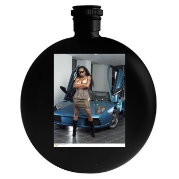 Foxy Brown Round Flask