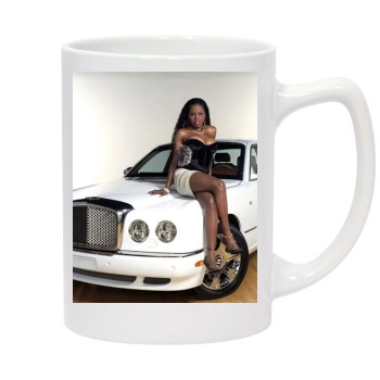 Foxy Brown 14oz White Statesman Mug