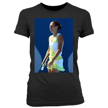 Francesca Schiavone Women's Junior Cut Crewneck T-Shirt