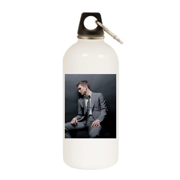 Frank Lampard White Water Bottle With Carabiner