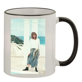 Rene Russo 11oz Colored Rim & Handle Mug