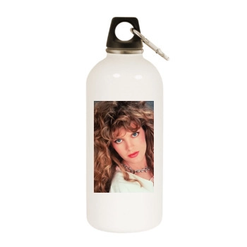 Rene Russo White Water Bottle With Carabiner