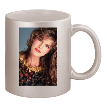 Rene Russo 11oz Metallic Silver Mug