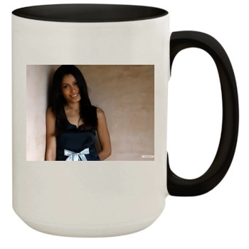 Freida Pinto 15oz Colored Inner & Handle Mug