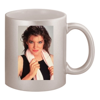 Rene Russo 11oz Metallic Silver Mug