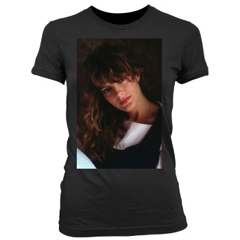 Rene Russo Women's Junior Cut Crewneck T-Shirt