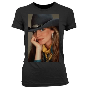 Rene Russo Women's Junior Cut Crewneck T-Shirt