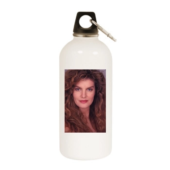 Rene Russo White Water Bottle With Carabiner