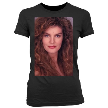 Rene Russo Women's Junior Cut Crewneck T-Shirt