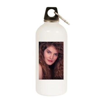 Rene Russo White Water Bottle With Carabiner