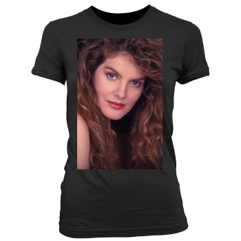 Rene Russo Women's Junior Cut Crewneck T-Shirt