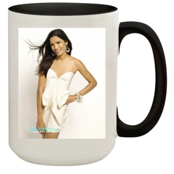 Freida Pinto 15oz Colored Inner & Handle Mug