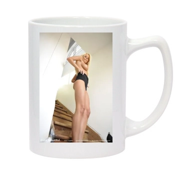 Rhian Sugden 14oz White Statesman Mug