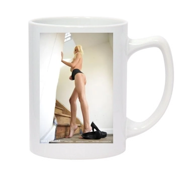 Rhian Sugden 14oz White Statesman Mug