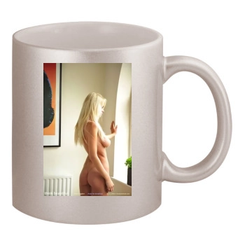 Rhian Sugden 11oz Metallic Silver Mug