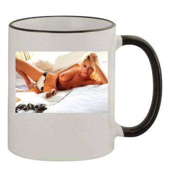 Rhian Sugden 11oz Colored Rim & Handle Mug