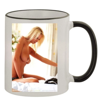 Rhian Sugden 11oz Colored Rim & Handle Mug