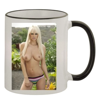 Rhian Sugden 11oz Colored Rim & Handle Mug