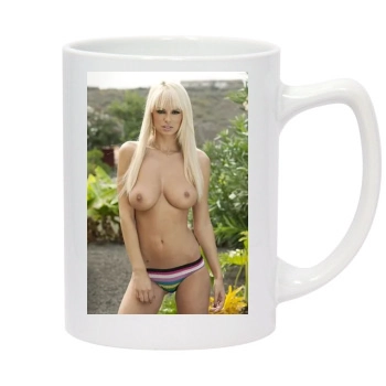 Rhian Sugden 14oz White Statesman Mug