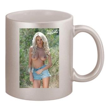 Rhian Sugden 11oz Metallic Silver Mug