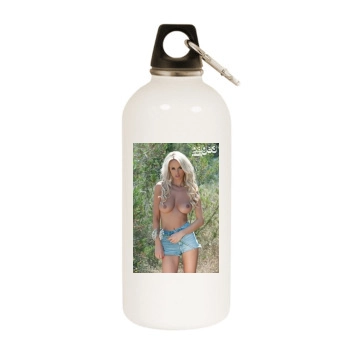 Rhian Sugden White Water Bottle With Carabiner