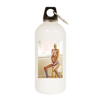 Rhian Sugden White Water Bottle With Carabiner