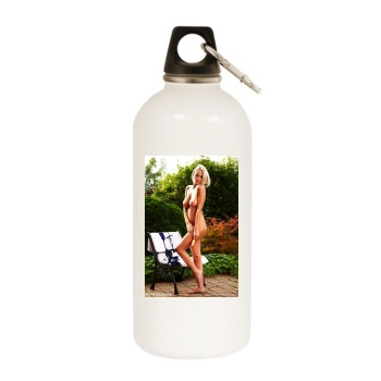 Rhian Sugden White Water Bottle With Carabiner