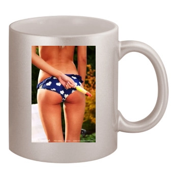 Rhian Sugden 11oz Metallic Silver Mug