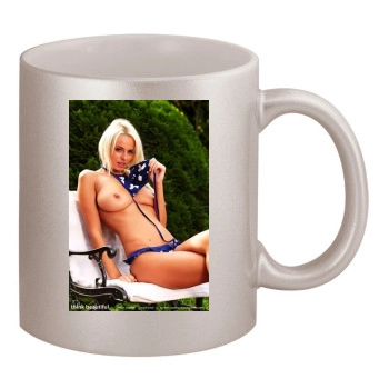 Rhian Sugden 11oz Metallic Silver Mug