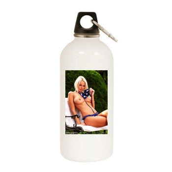 Rhian Sugden White Water Bottle With Carabiner