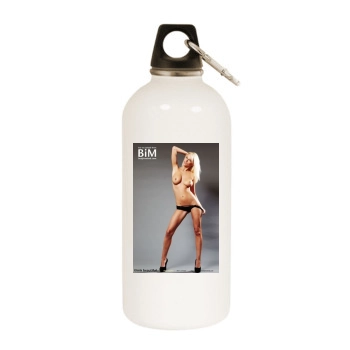 Rhian Sugden White Water Bottle With Carabiner