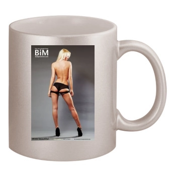 Rhian Sugden 11oz Metallic Silver Mug