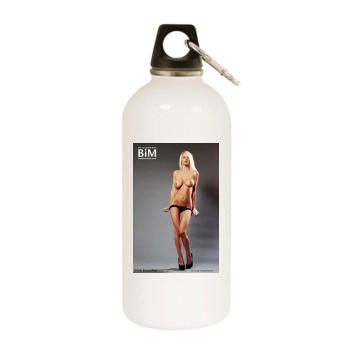 Rhian Sugden White Water Bottle With Carabiner