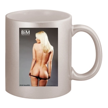 Rhian Sugden 11oz Metallic Silver Mug