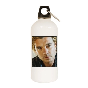 Gavin Rossdale White Water Bottle With Carabiner