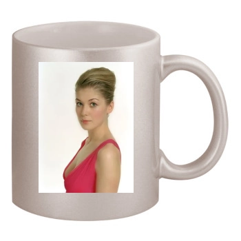 Rosamund Pike 11oz Metallic Silver Mug