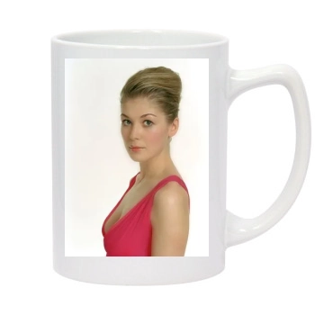 Rosamund Pike 14oz White Statesman Mug