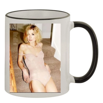 Rosamund Pike 11oz Colored Rim & Handle Mug