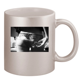 Rosie Huntington-Whiteley 11oz Metallic Silver Mug