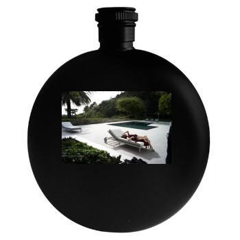 Rosie Huntington-Whiteley Round Flask