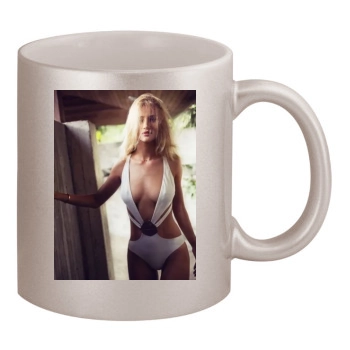 Rosie Huntington-Whiteley 11oz Metallic Silver Mug