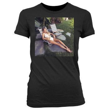 Rosie Huntington-Whiteley Women's Junior Cut Crewneck T-Shirt